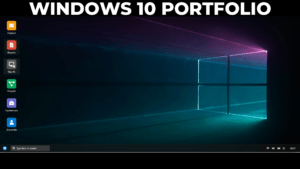 Windows 10 Portfolio Project - HTML,CSS,JS