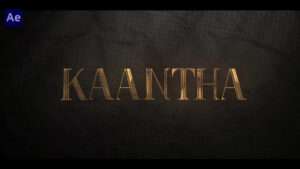 Kaantha Movie Teaser Titles | Dulquer Salmaan | Samuthirakani | After Effects Template