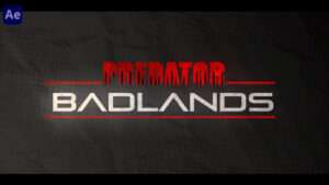 Predator: Badlands | Trailer Titles | After Effects Template