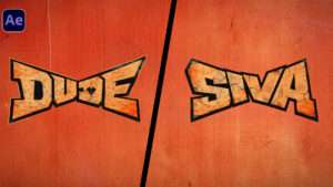 Dude Title Card | After Effects Template | Pradeep Ranganathan
