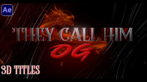 3D Cinematic Movie Title Animation | After Effects Template | CELITE